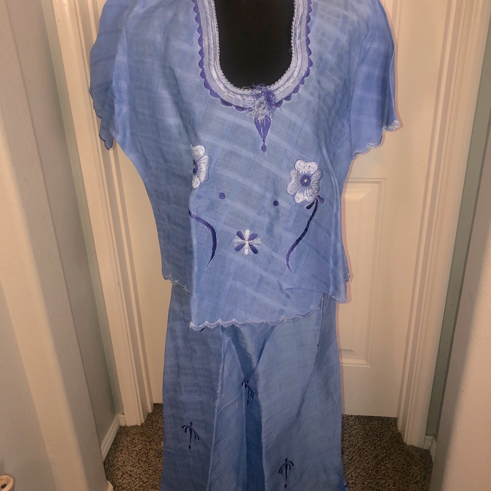 African Attire skirt set